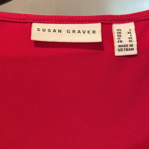 Susan Graver Hot Pink Shell Tank - Picture 2 of 3